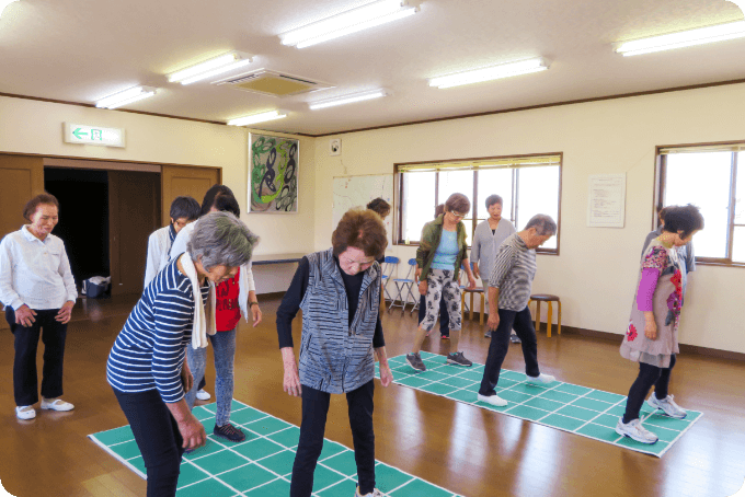 ふれあいいきいきサロンでの様子