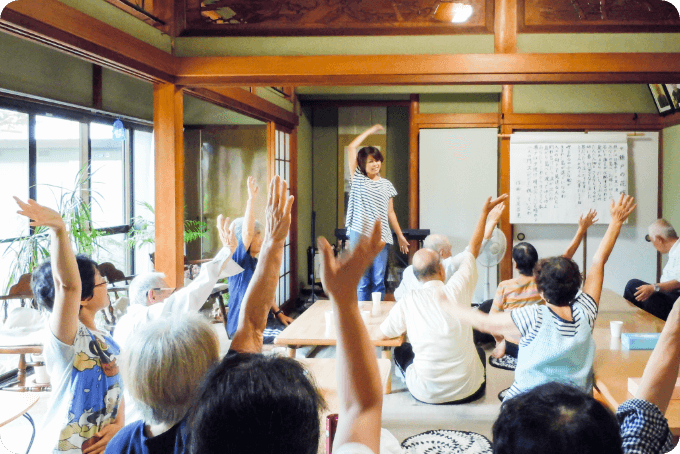 ふれあいいきいきサロンでの様子